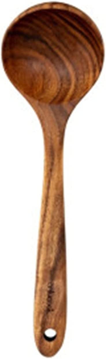 Cucharón de madera,Cucharas Utensilio,Cucharón de madera Vajilla Hogar Cuchara de madera Cocina Grande Mango largo Cuchara de madera Estilo japonés Cuchara de madera Cuchara de agua Cuchara de verdura