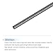 MECCANIXITY Carbon Fiber Rod, 6mm x 500mm for RC Airplane DIY Tool Wing Tube Quadcopter Arm, Pack of 5