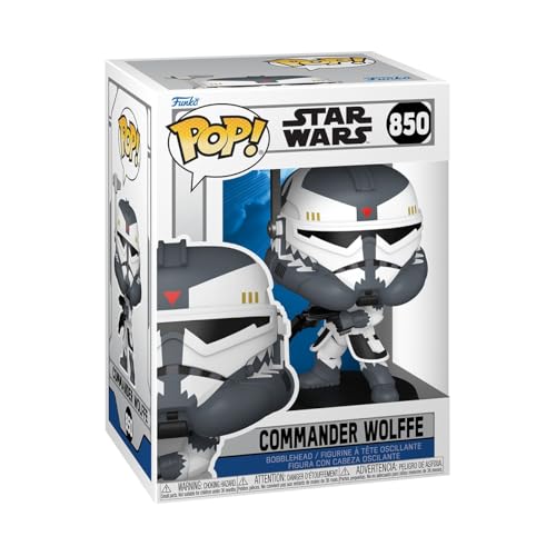 Funko POP! Star Wars: Clone Wars - Comm Wolffe - Sammelbare Vinylfigur...