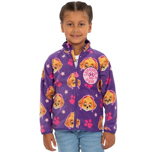 Paw Patrol Jacket | Girls Fleece Zip Up Jacket | Skye Girls Jackets| Sizes 2T To 83