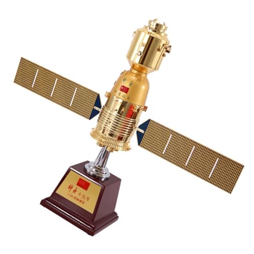 MOOKEENONE 1:50 Alloy China Shenzhou 19 Spacecraft Model Aviation Satellite Model for Collection and Gift