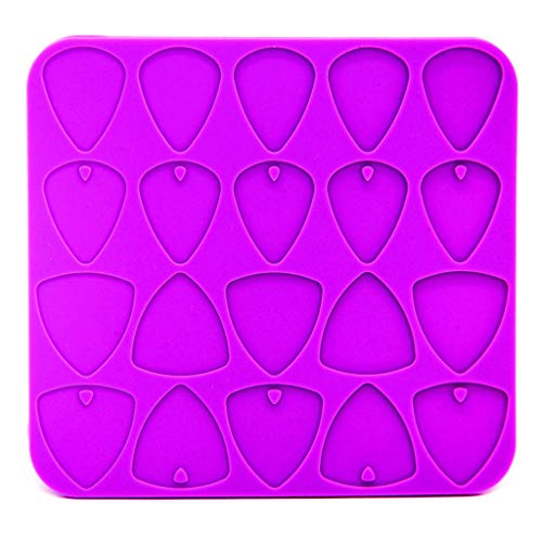 chengzui DIY Universal Guitar Picks Resin Mold Handmade Silicone Guitar Plectrums Resin Casting Mold Craft Making Tools