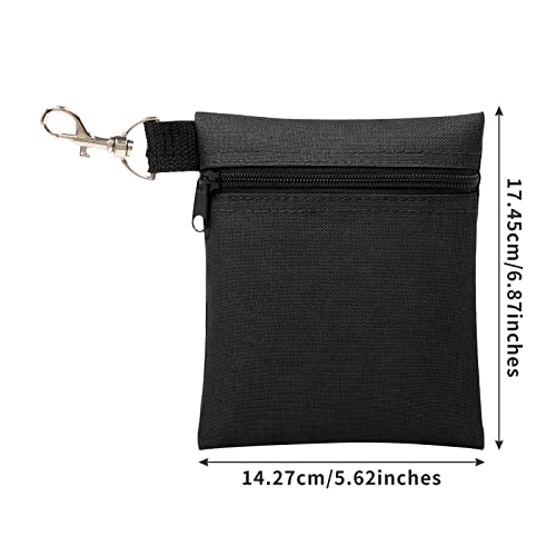BuyAgain Golf Tee Pouch Zipper Bag