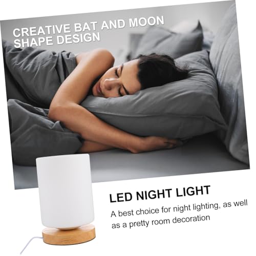 Lámpara de mesa LED cilíndrica con carga USB miniatura 3