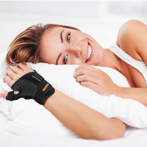 Fengjida VW-HWPZ-7VV0 Thumb Brace - Carpal Tunnel Wrist Brace Relief And Tendinitis Arthritis Sprained thumb #4