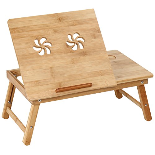 MIADOMODO - Mesita de Cama para portátil Aprox. 53/29/33 cm