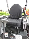 Durafit Seat Covers, Black Waterproof Seat Covers for Kubota KX080 Excavator KX033,U35,KX040 in...