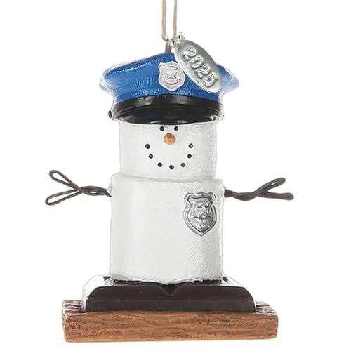Smores Ornament 2025 - Police Officer Gifts, Police Christmas Ornaments - Cute Police...