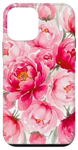 �s���N�t���[�����K�[�f�����B���e�[�W���O�̉� �X�}�z�P�[�X iPhone 12 mini �p