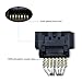 LINESO 2Pack 32in Long SATA Cable 6gb Straight with Locking Latch(Yellow)