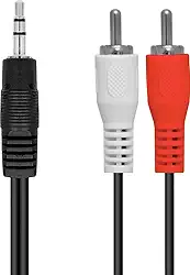 CABO 2 RCA X P2 3.5MM STEREO 1,5 METROS - 2R35S-15 - VINIK