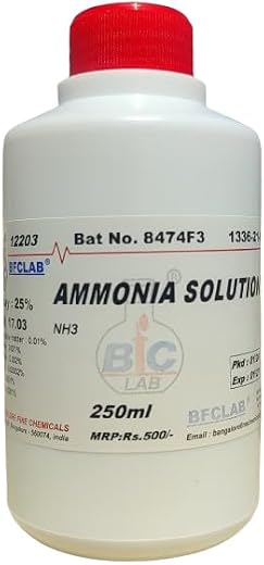 AMMONIA SOLUTION LR - 250ml (250ml, 250, millilitre)