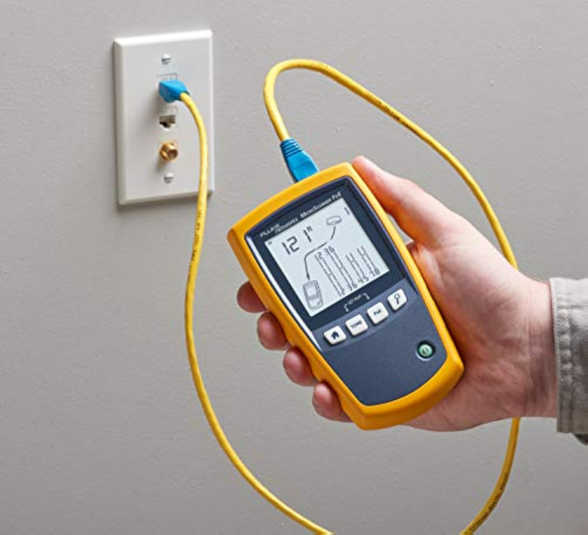 MS-POE MicroScanner Copper Cable Verifier and PoE Tester
