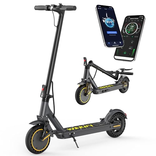 Electric Scooter with Dual Suspension, 10'/8.5' Solid Tire, 500W/350W Powerful...