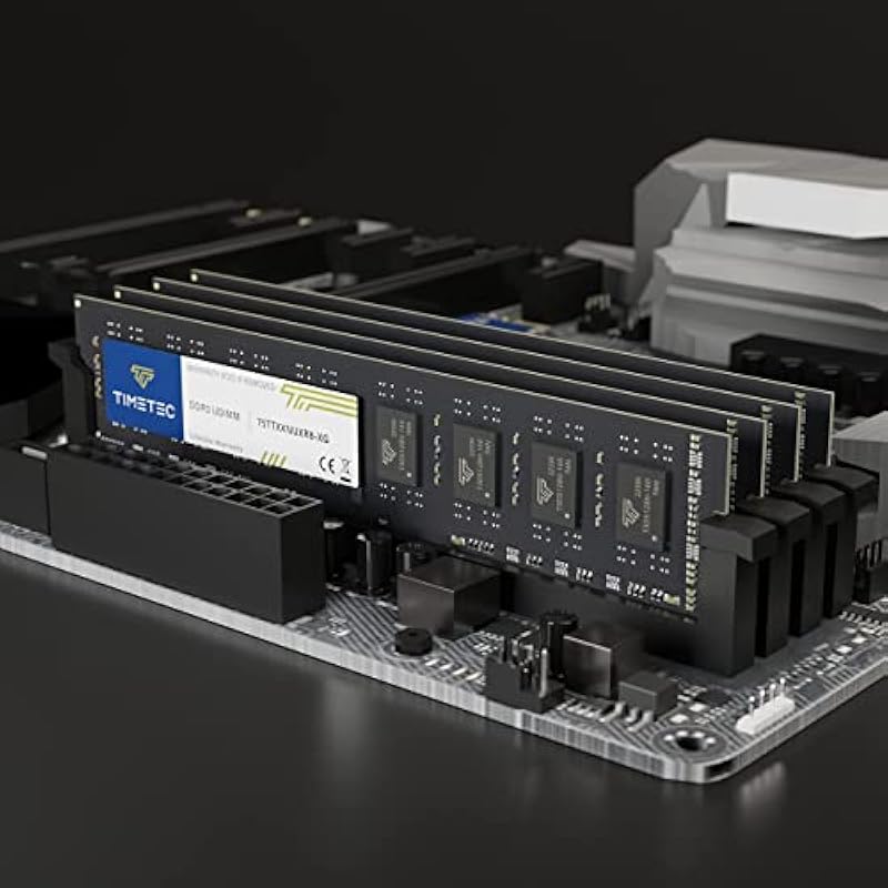 Timetec 32GB KIT(4x8GB) DDR3 / DDR3L 1333MHz PC3-10600 Non-ECC Unbuffered 1.5V / 1.35V CL9 2Rx8 Dual Rank 240 Pin UDIMM PC Desktop Computer Memory RAM Module Upgrade (32GB KIT(4x8GB)) 32GB KIT(4x8GB) 상세이미지 4