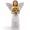 Sunflower Gifts for Women Sunflower Gift Gifts for Sunflower Lovers Sunflower Gifts for Mom Sunflower Decorations for Home Get Well Gifts for Women Sculpted Hand Painted Figure
