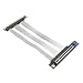 Cryfokt PCIe 5.0 Riser-Kabel, 128 GB/s Flexible Verlängerung (15cm)