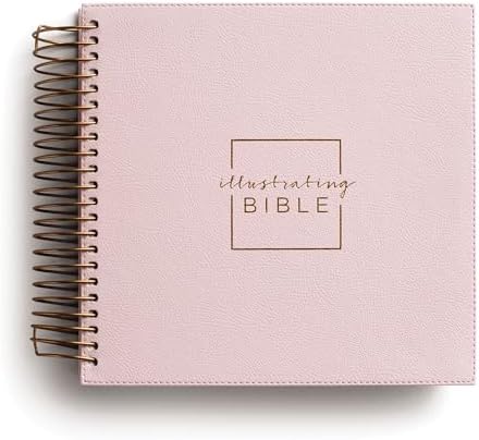 NIV, Spiral-bound Illustrating Bible, Leathersoft Spiral, Pink: Draw, Write, and Reflect Your Way Through Scripture