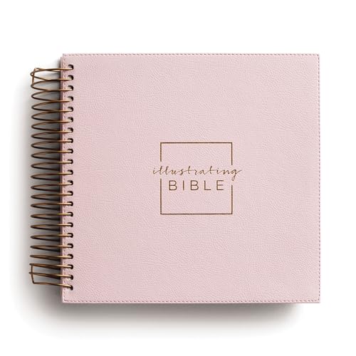 NIV, Spiral-bound Illustrating Bible, Softcover Spiral, Pink: Draw, Write, and Reflect Your Way Through Scripture