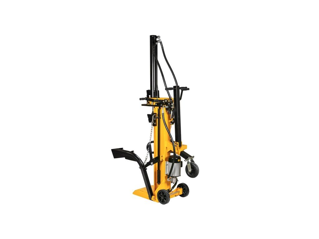 Hahn & Sohn Cedrus Spaccalegna elettrico 11T LS08V | Verticale, robusto, sicuro – per tronchi fino a 104 cm – colonne di legna da ardere facilmente – Spaccalegna forte – Legno corto/metro macchina per