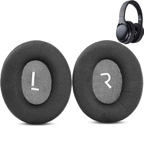 Almohadillas sustitutivas transpirables y duraderas para auriculares, compatibles con Boltune BT-BH010, tela de malla y espuma viscoelástica