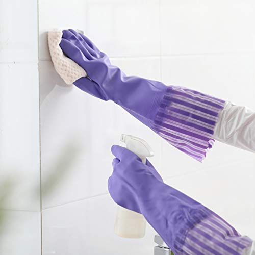 MILISTEN 2 Paar Afwashandschoenen Huishoudhandschoenen Antisliphandschoenen Schoonmaakhandschoenen - Image 4