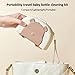 Baby Bottle Drying Rack and Cleaning Set, 7 in 1 Bottle Cleaning Brush Set with Silicone Bottle Brush, Straw Brush, Nipple Brush, Soap Dispenser, Storage Box, Drying Rack for Baby Bottle (Brown)
