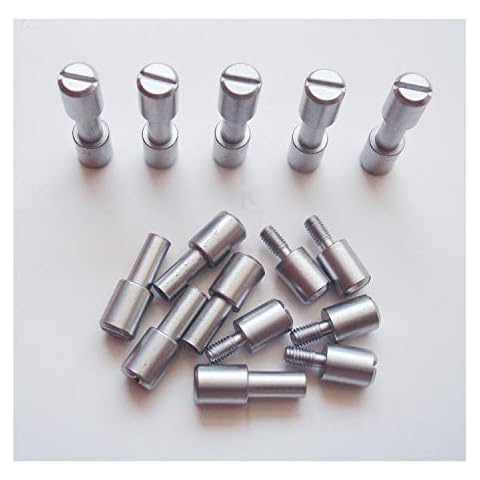 Corby Bolts Fasteners,10 Sets/lot,EDC Knives Maker Screws,Tactics Lock Rivet,DIY Knife Handle Fastener Revits (Stainless Steel) Cover