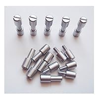 corby schrauben (10 sets/lot, edc - hersteller, taktik schloss rivet, diy - messer mit reißverschluss (edelstahl)