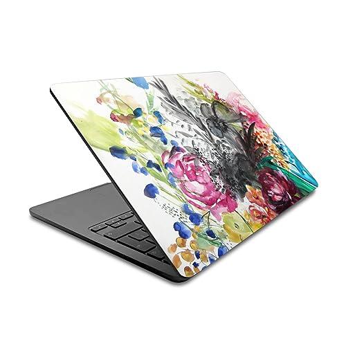 Protection vinyle MacBook Air 13.6 A2681 Secret Jardin floral Mai Autumn