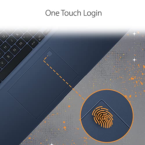 Image of ASUS S1703QA-AS51 VivoBook 17X Laptop, 17.3 inch FHD Display, AMD Ryzen 5 5600H CPU, AMD Radeon Graphics, 8GB RAM, 512GB SSD, Fingerprint Sensor, Windows 11 Home, Quiet Blue, S1703QA-AS51