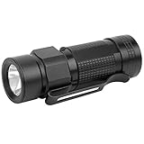 RiToEasysports Portable Mini Bags Led Flashlight White Light Ultra Small Flashlight for Night Hiking Camping, Aluminum Alloy Black 1 X CR123A Battery Not Included