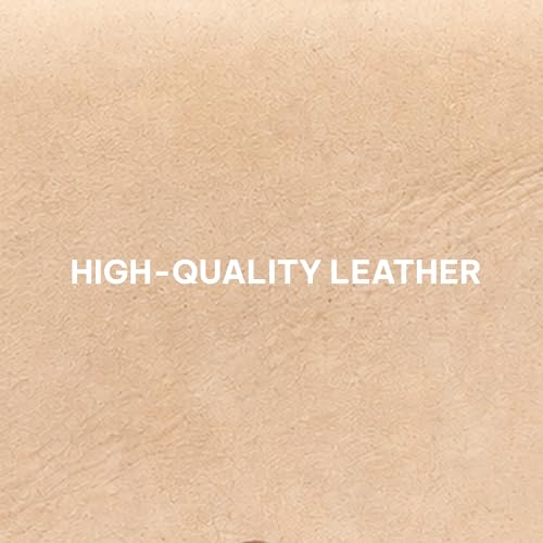 Image of Strutt Crushed Textured Genuine Leather Batua Wallet for Men & Women | Handcrafted Smooth Beige Leather Cash & Card Holder | Snap Button Closure | Compact Ethnic Money Pouch