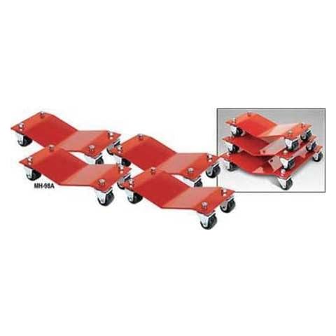 Autodolly Car Dollies, 16 x 16 in, 6000 Lb, PK4 Cover