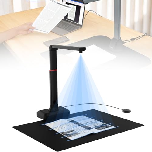 Professional Book Scanner,A2 Large Format Camera Scanner,23MP High Resolution,S21 A2 Overhead Scanner for Book & Document