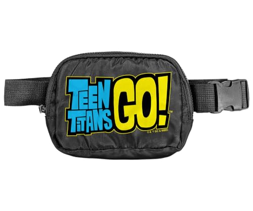 Teen Titans Go! Logo Belt Bag, Crossbody Fanny Pack, Men, Adjustable