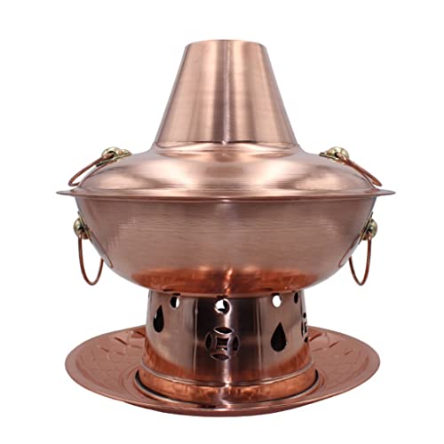 Olla para Fondue de Cobre Puro de 34 cm miniatura 1