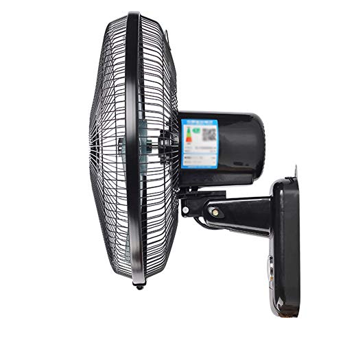 Ventiladores de parede, Ventilador elétrico oscilante preto de 43 cm adequado para escritórios, rest