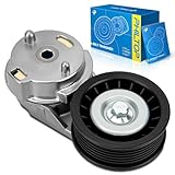 PHILTOP Belt Tensioner Assembly with Pulley for Ram 1500 2003-2008 5.7L, Ram 3500 2003-2008 5.7L, Ram 2500 2003-2008 5.7L, Durango 2004-2008 5.7L, Aspen, Timing Belt OE # 53032130AA