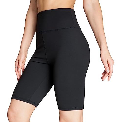 CityComfort Short Deportivo Mujer, Mallas Cortas Mujer, Mallas Ciclistas, Running, Yoga Fitness, Leggins Deportivos de Yoga Cintura Alta Ropa Deportiva Mujer S-XL (M, Negro)