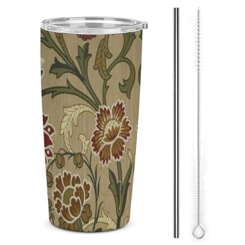 Ԃ̃Jbv William Morris ԕ Xg[&Xg[uVt }OJbv R[q[Jbv 600ml RrjJbv ^u[ XeX ۗ ۉ ԗp Wt ^  e  LN^[ lC v[g