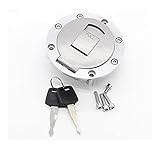 * Hochwertiges Aluminium PUGONGYING Popular Motorrad Tank Tank Gaskappe Abdeckung Für Yamaha YZF R1 R6 R3 R3 R3 R25 MT03 MT07 MT09 FZ09 MT10 MT-09 MT-07 TDM 850 900 TRX850 xJ 600 Durable