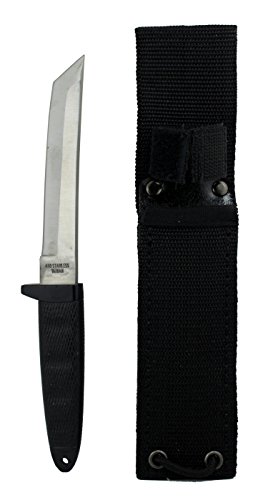 Happy Home Gifts Metal Handled Tanto Knife with Sheath