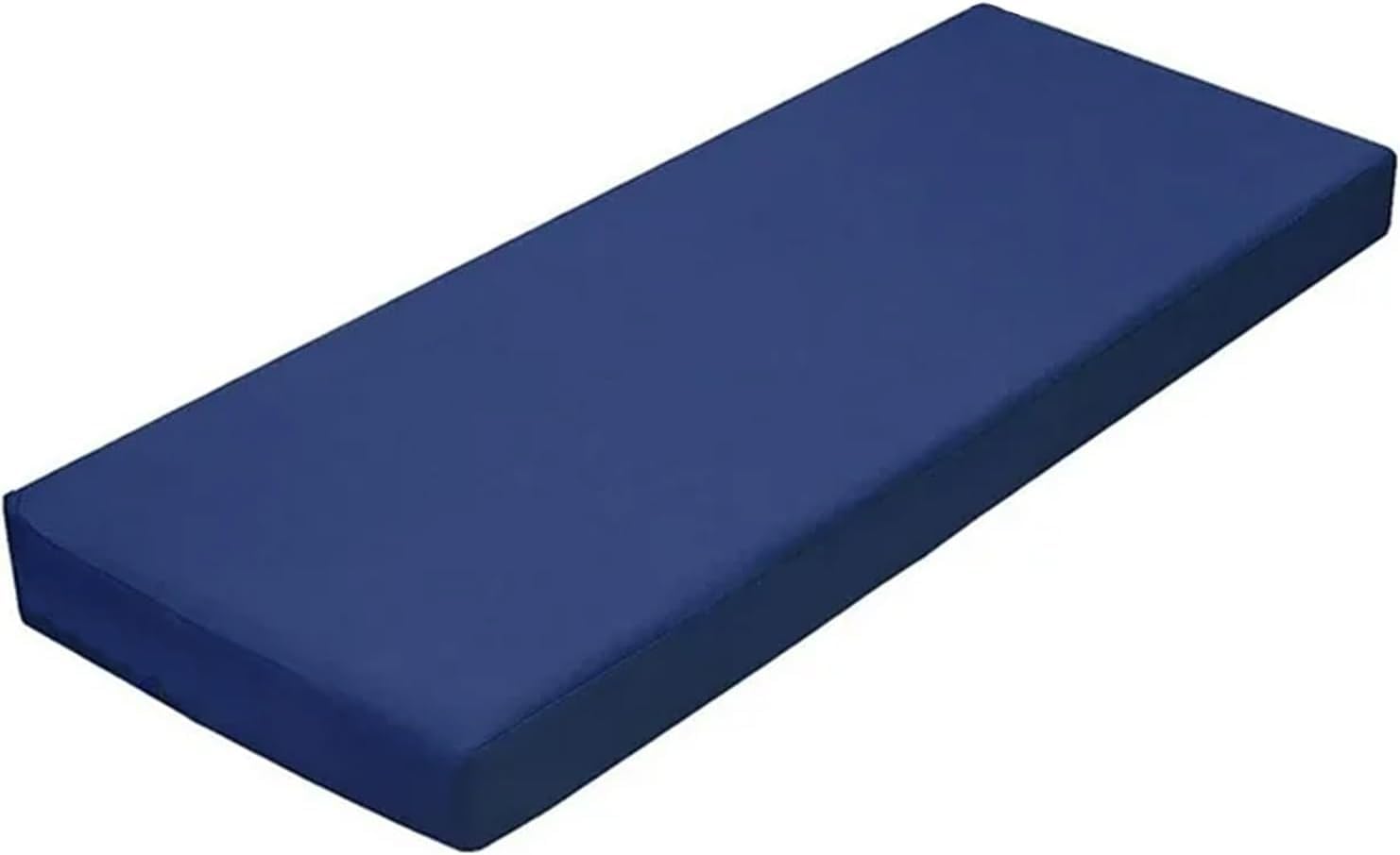 Brillars Outdoor Garden Bench Cushion 2 Seater for Patio Furniture, Water Resistant Heavy Duty Soft Replacement Cushions Seat Pad Sofa Pillow (Blue, 106x45x5cm / 42x18x2)