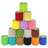 Chenille Fly Tying Materials 16-Color Kit Fly Tying Supplies for Crappie Jigs, Wooly Buggers, Streamers (Standard Chenille -16 Color Set)