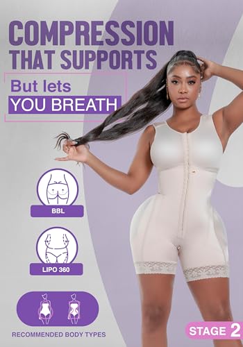 Image of Snatched Body Stage 2 Faja with Bra | BBL Body Faja Post-Op & Everyday Shapewear | Fajas Colombianas Moldeadoras Post Surgery