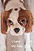 Price comparison product image I Love My Dog: Small / Medium Lined A5 Notebook (6" x 9") 100 Pages, Journal To Write In, Diary Notepad for Cavalier King Charles Spaniel Puppy Dog Lover