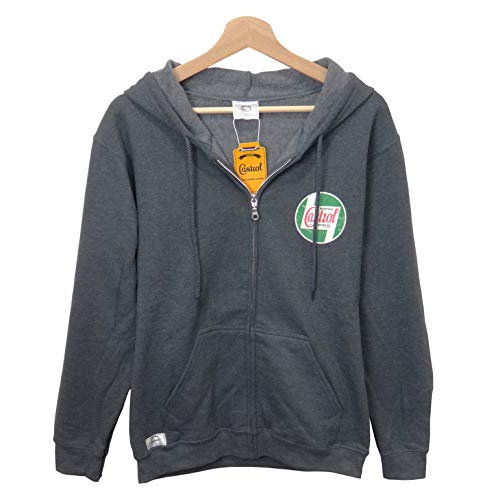 �J�X�g���[��(Castrol) �I�t�B�V�����O�b�Y �w���e�[�W���S���� �p�[�J�[ ���g�����S/�`���R�[���O���[/XL�T�C�Y ���N�тłƂĂ������������V���v���f�U�C�� Castrol UJP10031