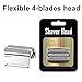 52S Series 5 Electric Shaver Replacement Head Compatible with Braun Series 5 Foil Shaver Replacement Heads 5090/5190cc, 5040/5140s, 5030s, 5147s, 5145s, 5195cc, 5197cc 2PACKS