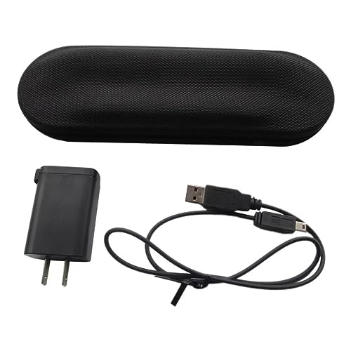 Travel Charger Case w/AC Charger+US Cable HX9210 HX9200 Replacement for Philips Sonicare DiamondClean HX9340 HX9350 HX9382/HX9342/HX939L Toothbrushes(Black-Purple)